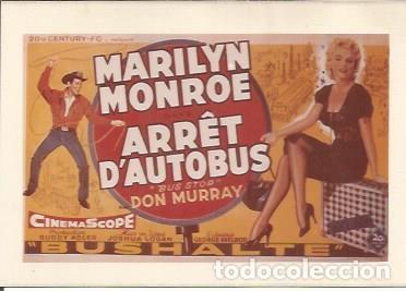 Postcards: POSTAL A1153: Marilyn Monroe en Arret d'Autobus - NULL