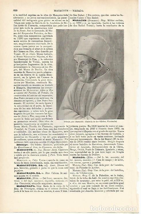 Cartoline: LAMINA ESPASA 1146: Dibujo por Masaccio - Varios Autores