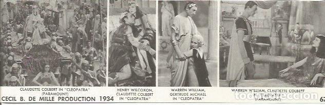 Postales: POSTAL A0732: Escenas de Cleopatra de Cecil De Mille - NULL