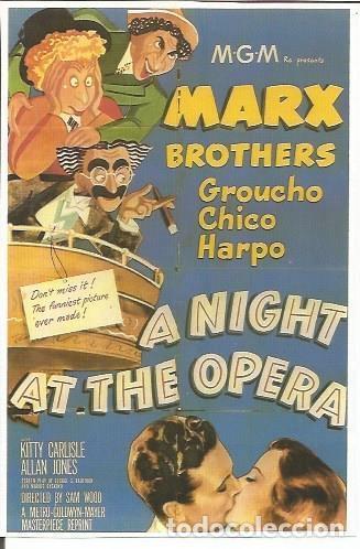 Cartes Postales: POSTAL A0754: A night in the Opera