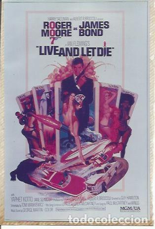 Postales: POSTAL A0772: James Bond. Live and let die - NULL