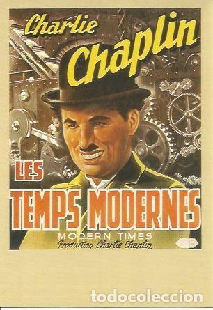Postales: POSTAL A0875: Charles Chaplin en Les temps moderns - NULL