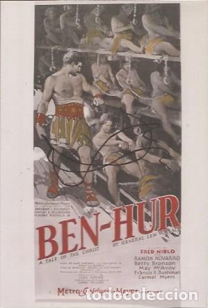 Postales: POSTAL A0860: Ben Hur - Foto 1