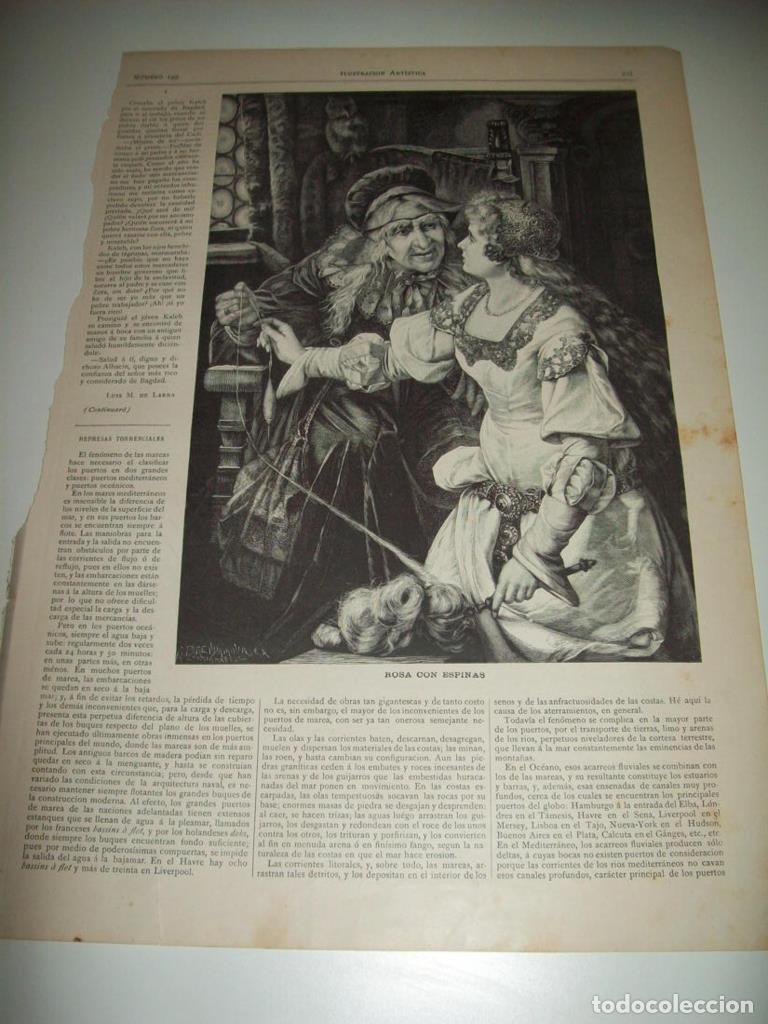 Postales: LAMINA ILUSTRACION ARTISTICA 19820: Rosa con espinas - Varios