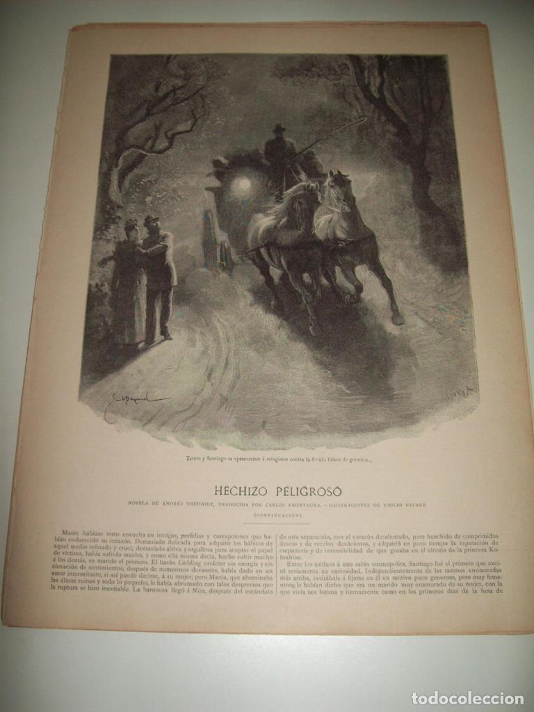 Postkarten: LAMINA ILUSTRACION ARTISTICA 19948: Ilustracion de E. Bayard para Hechizo peligroso - Varios