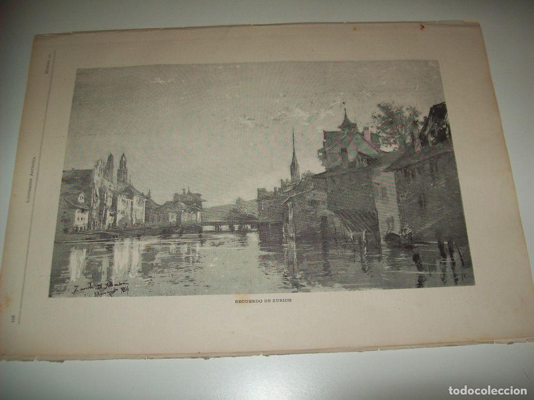 Postales: LAMINA ILUSTRACION ARTISTICA 19692: Recuerdo de Zurich - Varios