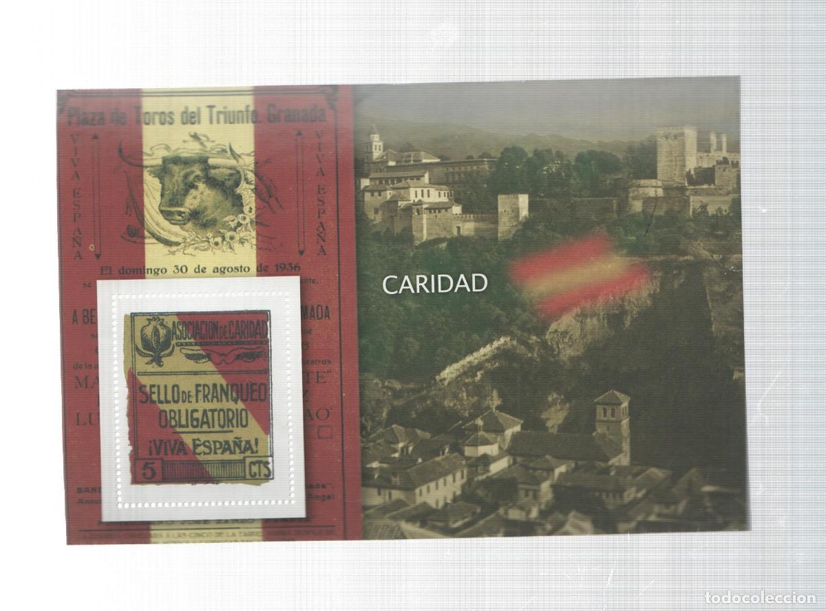 Postkarten: La Guerra Civil Espa&ntilde;ola en sellos de correos: Juego 1 sellos: Caridad - varios