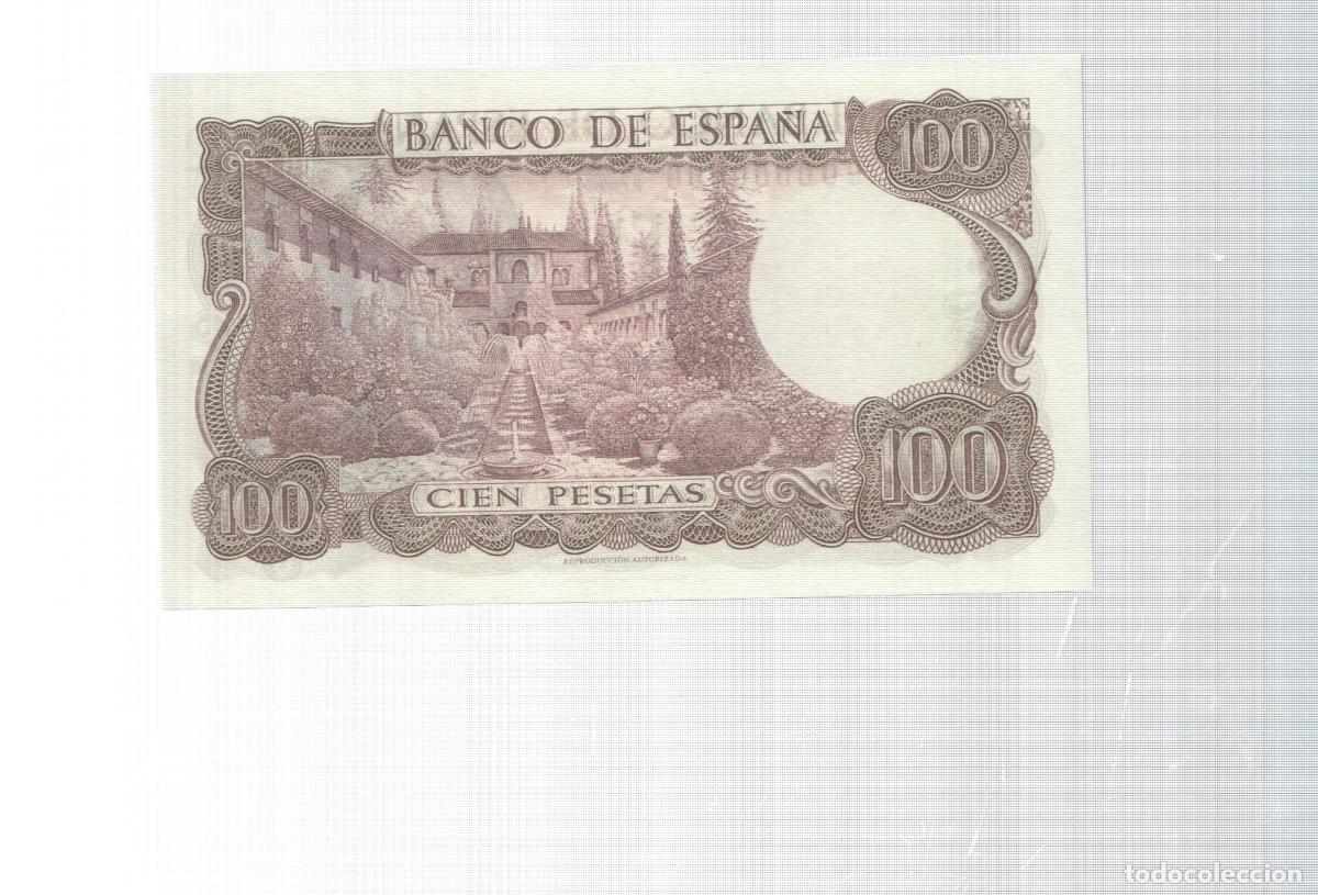 Postales: El Franquismo en sellos y billetes: facsimil billete de cien pesetas con imagen de Manuel de Falla -