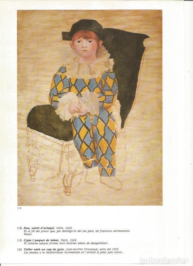 Cartoline: LAMINA 19422: Pablo vestido de arlequin - Josep Palau i Fabre