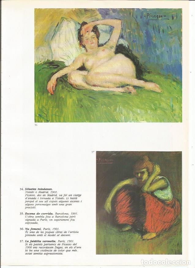 Postkarten: LAMINA 19360: Desnudo femenino y La falda roja - Josep Palau i Fabre
