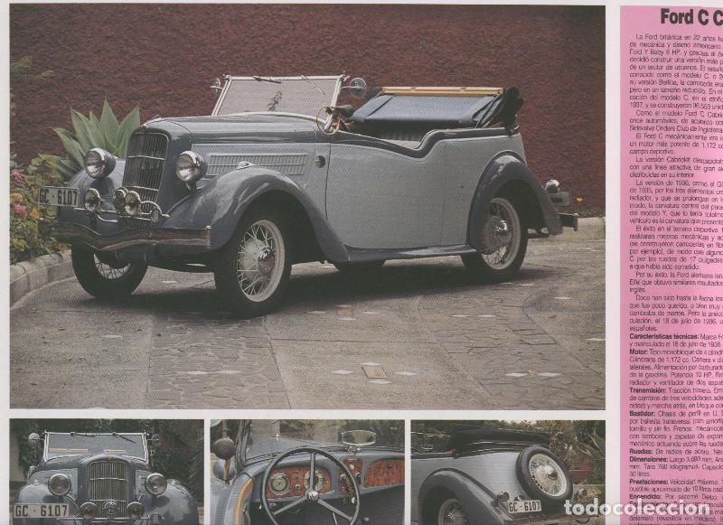 Postkarten: Automoviles antiguos de canarias modelo 28: Ford C Cabriolet - Varios