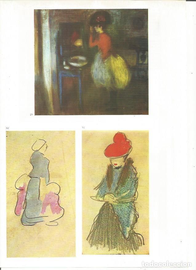 Postcards: LAMINA 19357: En el camerino, Mujer sentada de cara - Josep Palau i Fabre