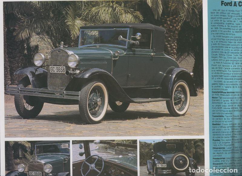 Postkarten: Automoviles antiguos de canarias modelo 24: Ford A Cabriolet - Varios