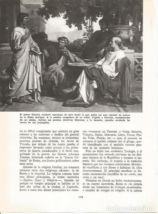 Postais: LAMINA 19576: Poetas de la antigua Roma, por Jalabert - Jaime Ministral