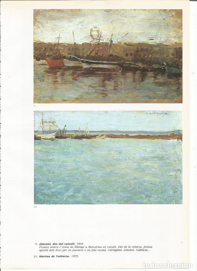 Cartoline: LAMINA 19348: Alicante, desde el barco y Marina de Valencia - Josep Palau i Fabre