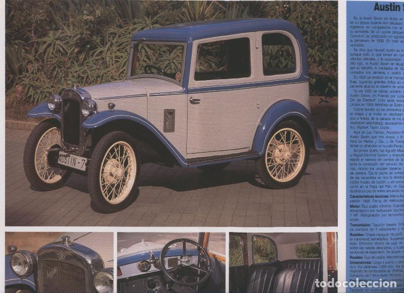 Cartes Postales: Automoviles antiguos de canarias modelo 08: Austin Seven - Varios