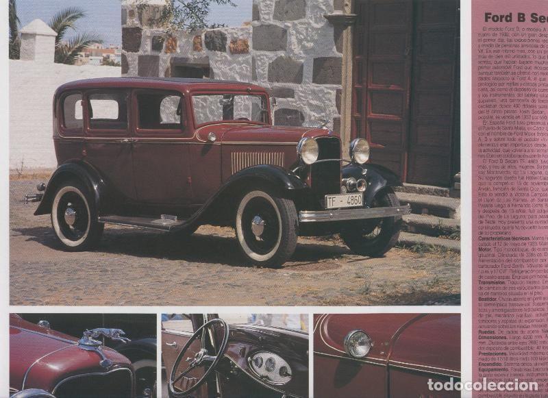 Cartoline: Automoviles antiguos de canarias modelo 45: Ford B Sedan Fordor - Varios