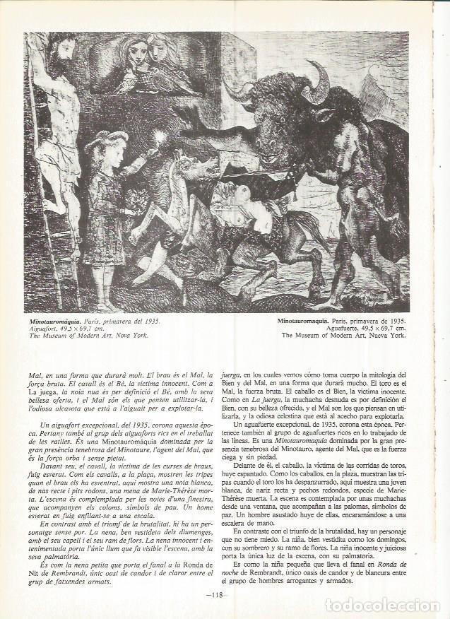 Postales: LAMINA 19030: Minotauromaquia - Alexandre Cirici