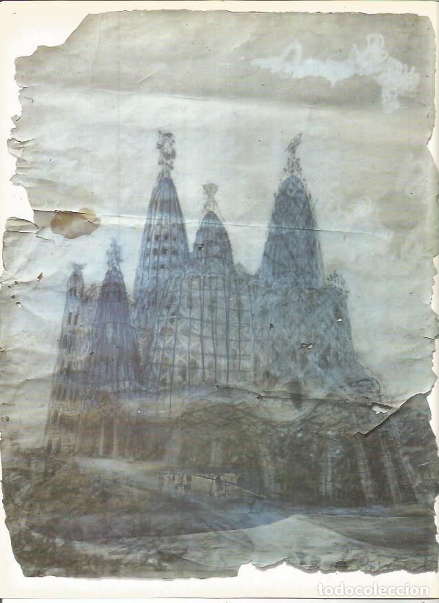 Cartoline: LAMINA 18948: Boceto para la iglesia de la Colonia Guell - Joan Bassegoda