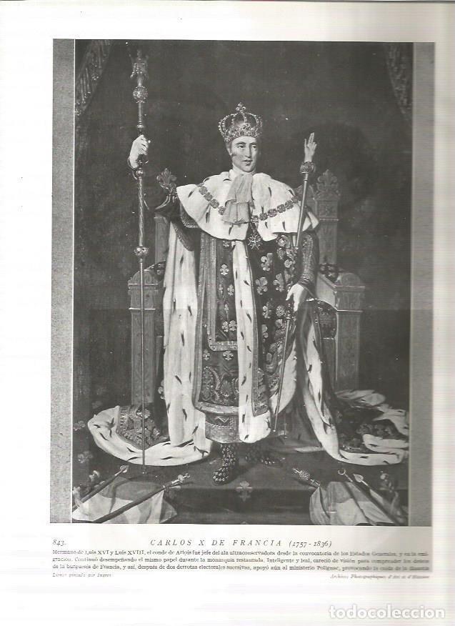 Postales: LAMINA 19187: Carlos X de Francia - Varios
