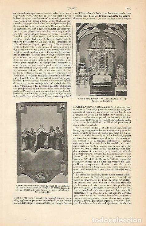 Postkarten: LAMINA ESPASA 4535: Retablo de San Ignacio en Pamplona - Varios Autores