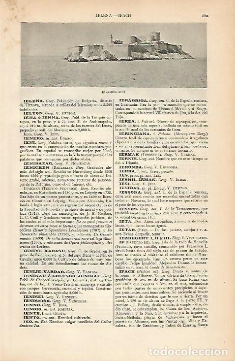 Postais: LAMINA ESPASA 4530: Castillo de If en Marsella Francia - Varios Autores