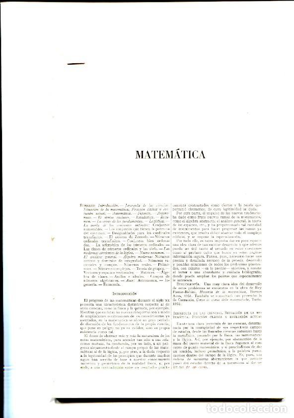 Postales: Espasa Calpe: Matematica (67 paginas) - - Foto 1
