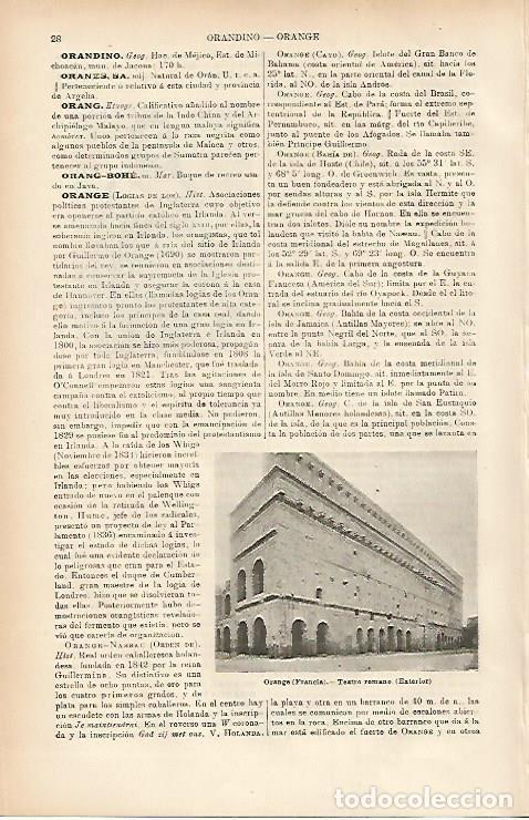 Postales: LAMINA ESPASA 7566: Teatro romano de Orange Francia - Varios