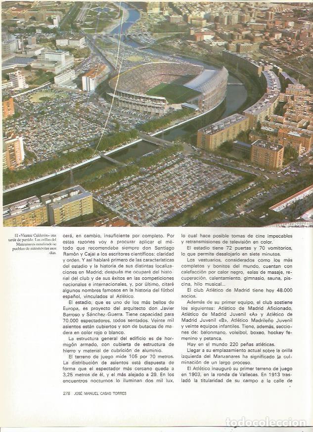 Postales: LAMINA 20054: El Vicente Calderon - VVAA
