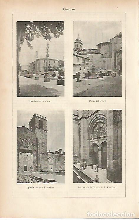 Postkarten: LAMINA ESPASA 7554: Panoramicas de Orense - Varios