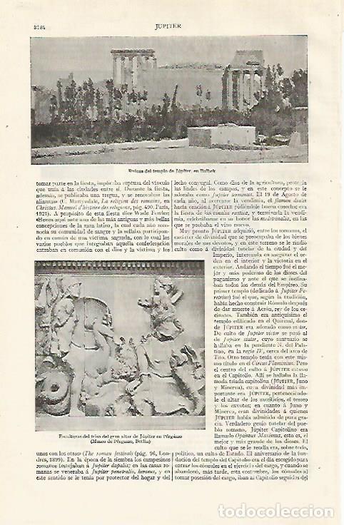 Postkarten: LAMINA ESPASA 21126: Templo de Jupiter en Baalbek Libano - Varios