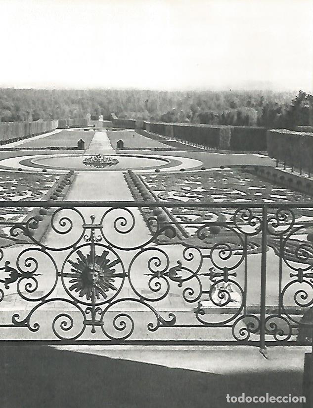 Cartes Postales: LAMINA 9814: Vista del Parque de Champs en el castillo de Madame Pompadour - Andre Maurois
