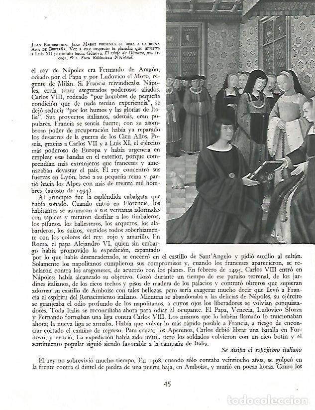 Postkarten: LAMINA 9790: Jean Marot presenta su obra a la reina Ana de Breta&ntilde;a - Andre Maurois