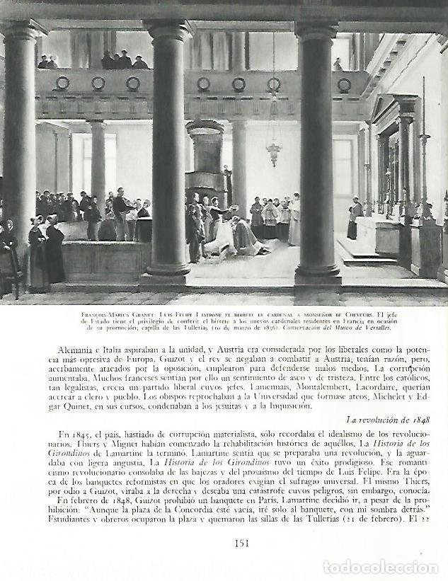 Postales: LAMINA 9860: Luis Felipe I impone el birrete al Cardenal de Cheveurs pro Granet - Andre Maurois