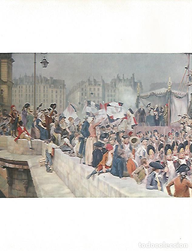 Postales: LAMINA 9831: La partida de los voluntarios por Edouard Detaille - Andre Maurois