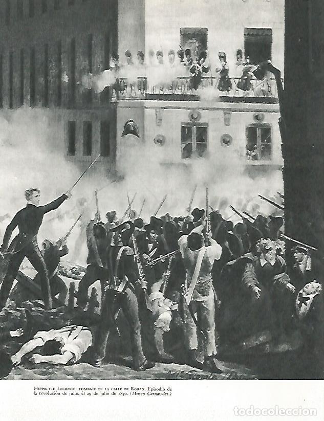 Postkarten: LAMINA 9857: Combate de la calle de Rohan por Lecomte - Andre Maurois