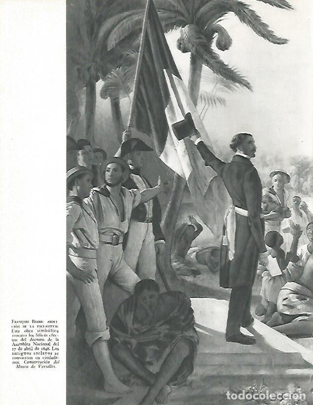Postkarten: LAMINA 9864: Abolicion de la esclavitud por F. Biard - Andre Maurois
