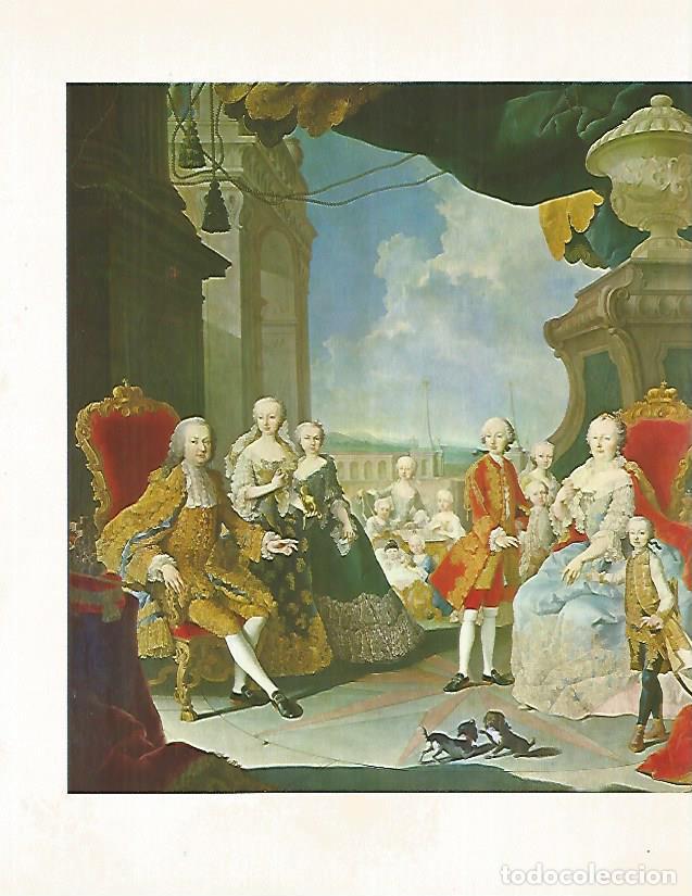 Cartoline: LAMINA 9953: Francisco I Maria Teresa y sus once hijos por Meytes - Andre Maurois