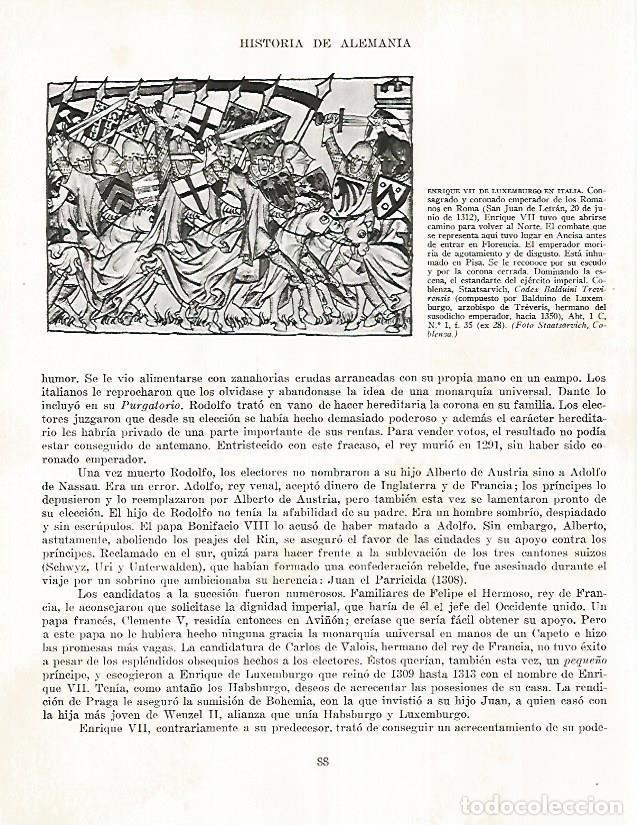 Postales: LAMINA 9925: Enrique VII de Luxemburgo en Italia - Andre Maurois