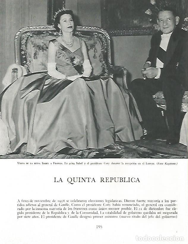 Postcards: LAMINA 9885: Isabel de Inglaterra y el presidente Coty - Andre Maurois