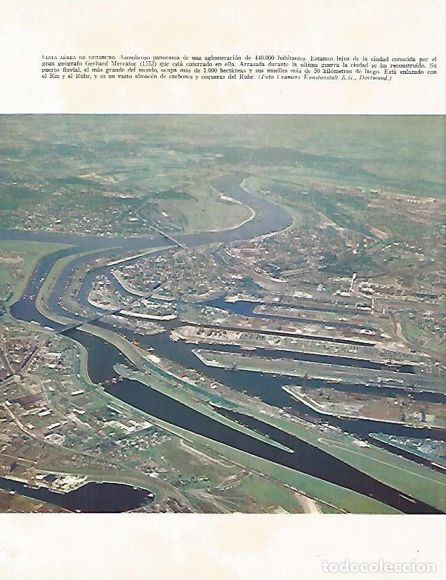 Postkarten: LAMINA 10007: Vista aerea de Duisburg - Andre Maurois