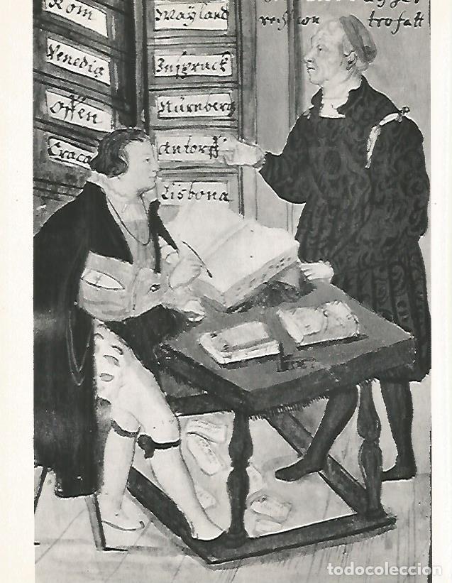 Cartoline: LAMINA 9937: Ilustracion de M. Schwartz del banco de J. Fugger - Andre Maurois