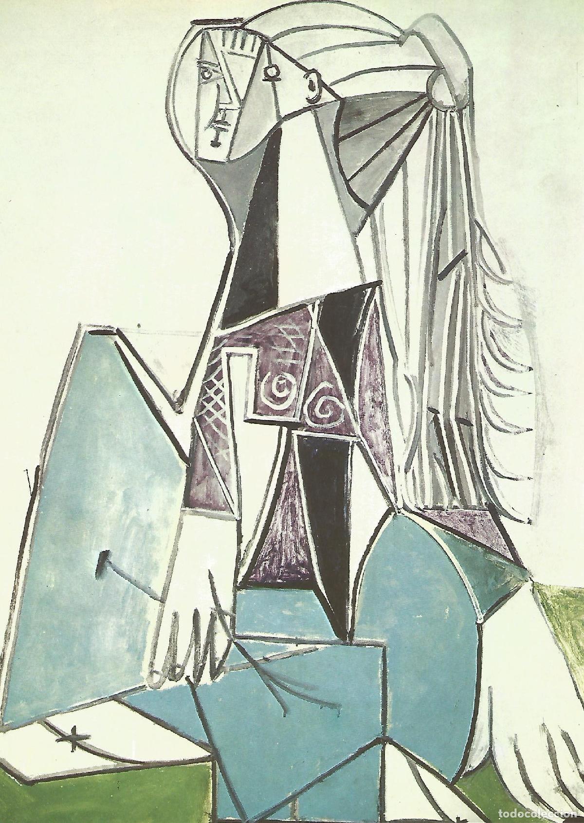 Cartoline: Lamina 133: Pablo Picasso: Retrato de Sylvette - VV.AA.