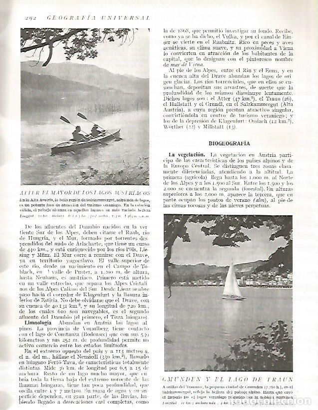 Postcards: LAMINA 3197: AUSTRIA. Lago Atter. Lago de Traun - Ramon Otero Pedrayo