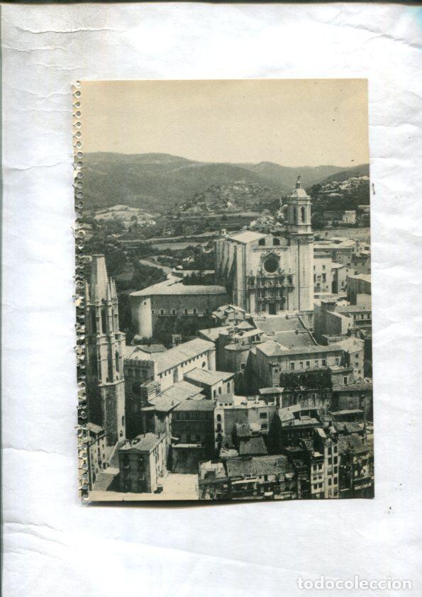 Postkarten: Lamina con vistas de: Catedral de Gerona y S&iexcl;Agaro en Gerona