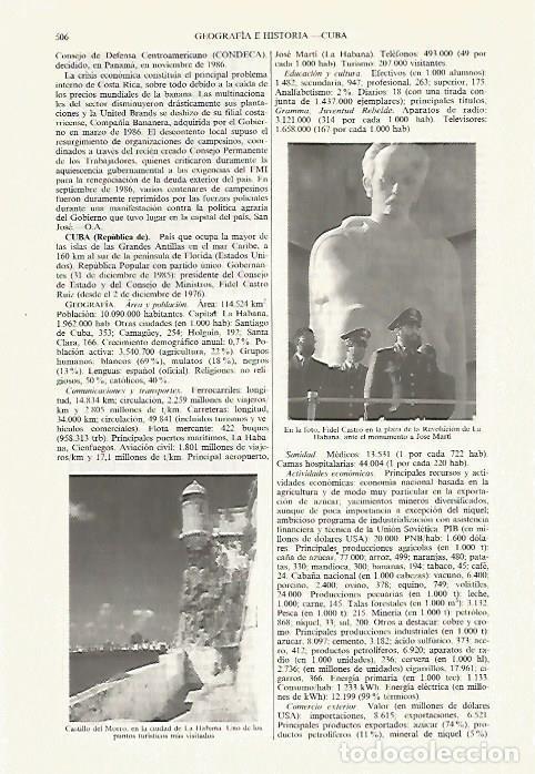 Postkarten: LAMINA ESPASA 27452: Fidel Castro en La Habana - Varios