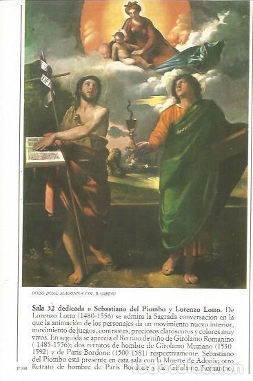 Cartes Postales: LAMINA 20469: Madonna con bambino, por Dosso Dossi - Varios