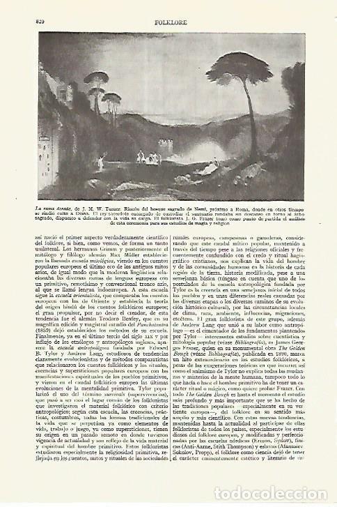 Postkarten: LAMINA ESPASA 27662: La rama dorada por Turner - Varios