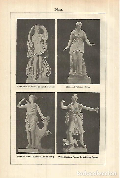 Postkarten: LAMINA ESPASA 27830: Diana - Varios
