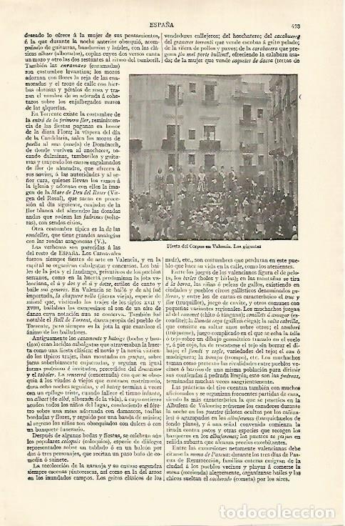 Postkarten: LAMINA ESPASA 15659: Fiesta del Corpus en Valencia - Varios